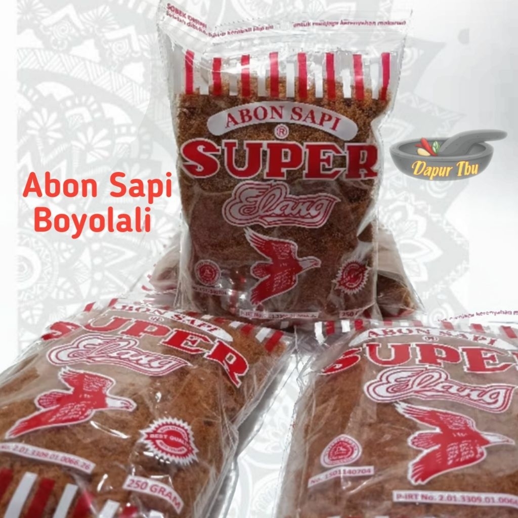 

Abon Sapi Super Asli Cap Burung Elang 250 gr (Beef Floss)