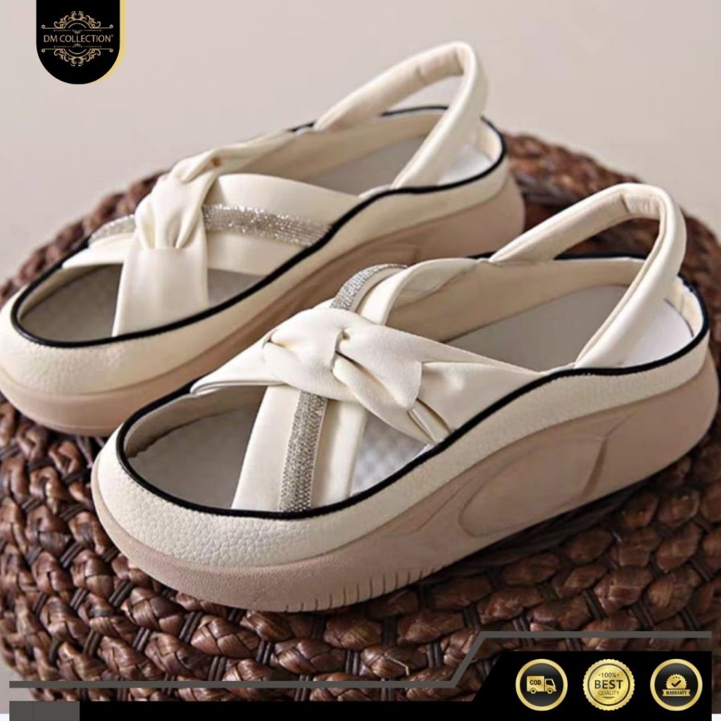 Sepatu Wedges Wges Murah Weges Kekinian Terbaru 2025 Wedge Kerja Wanita Korean Style Kantor Cewek Sp