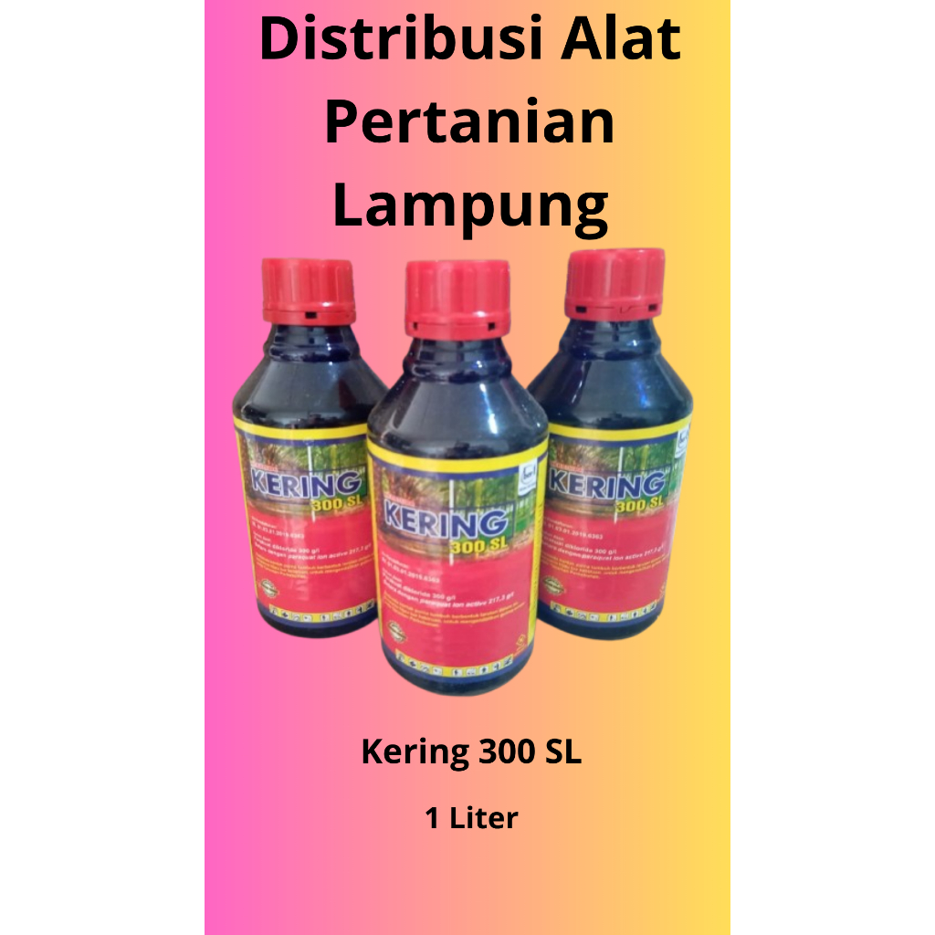 Herbisida Kontak KERING Paraquat Diklorida 300 SL 1 Liter