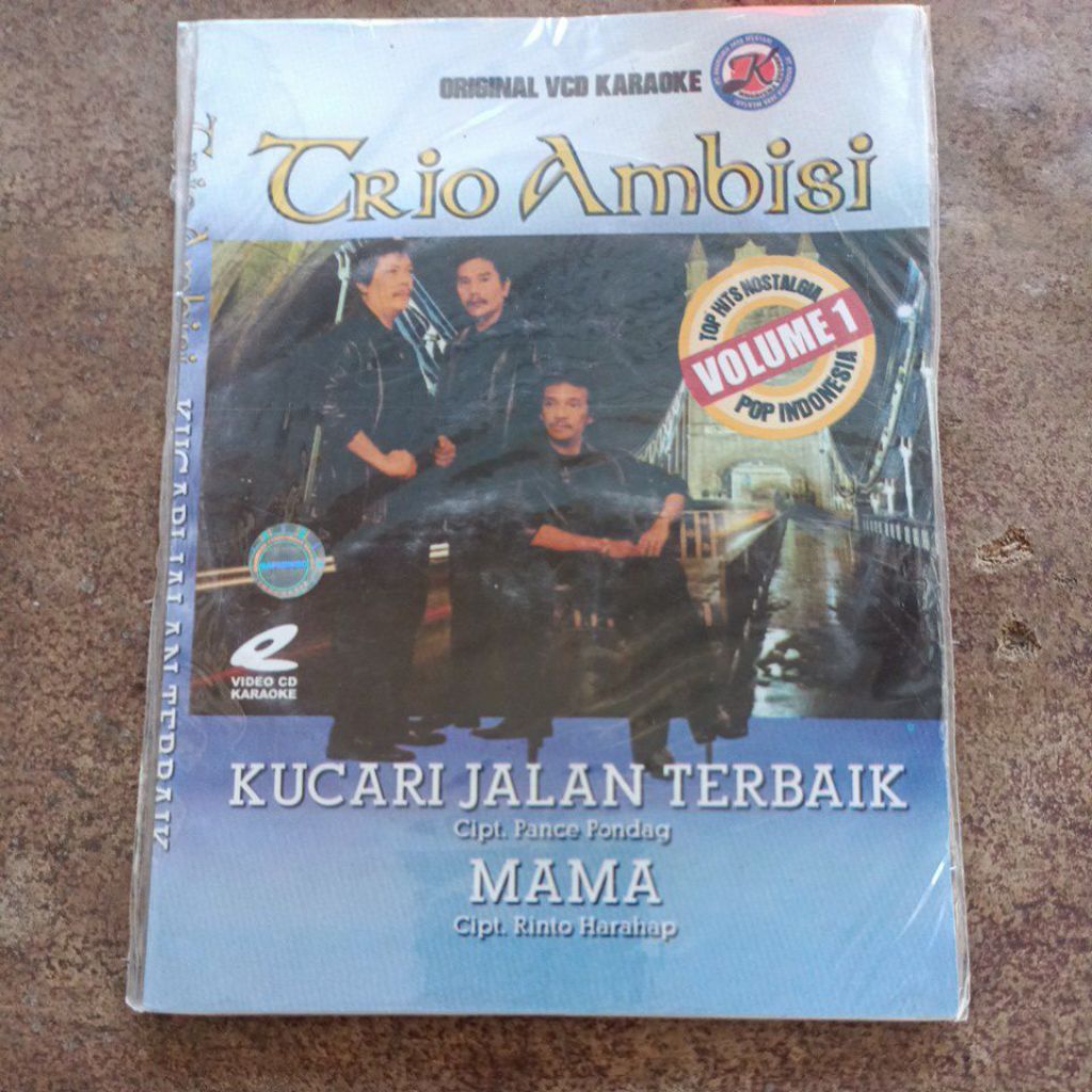 Vcd original karaoke Trio ambisi vol 1