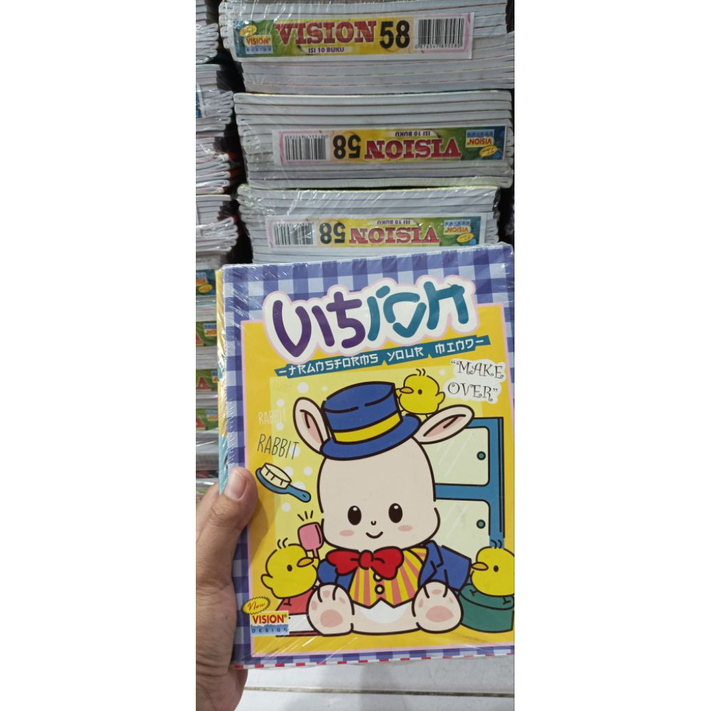 

Buku Tulis Vision isi 58 lembar 10 buku