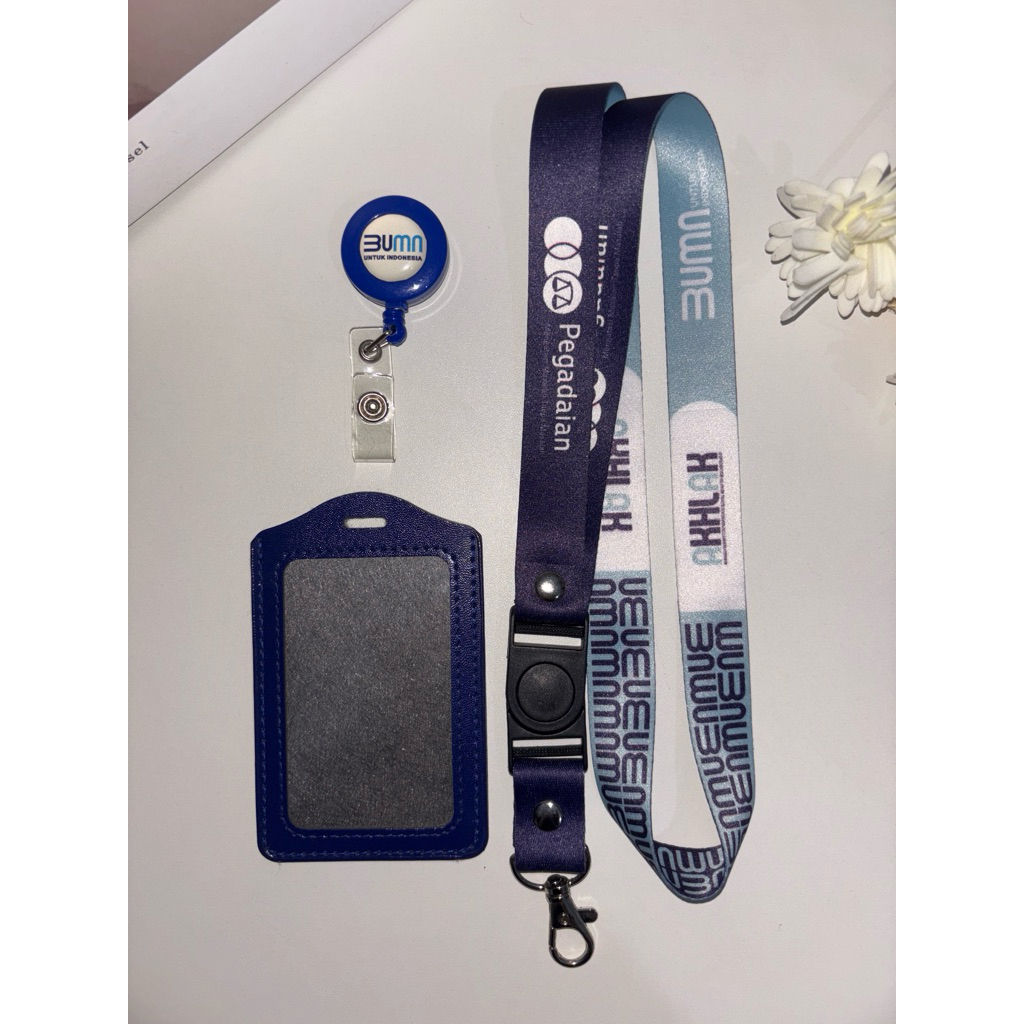 

Ready!! Tali/Lanyard BUMN AKHLAK Pegadaian+yoyo+Card Holder