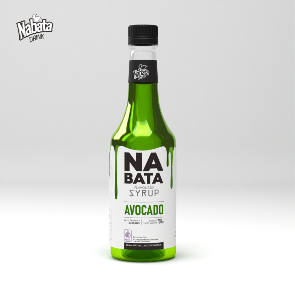 

Syrup Avocado Premium 750ml Sirup Alpukat Nabata Manis Segar Creamy Untuk Campuran Susu