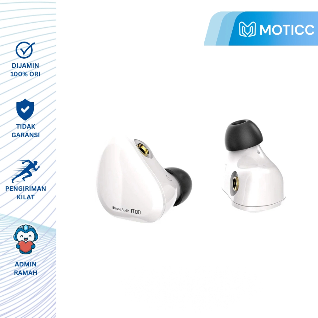 Earphone IEM Ibasso IT00 Single Dynamic Driver Detacheble MMCX Cable