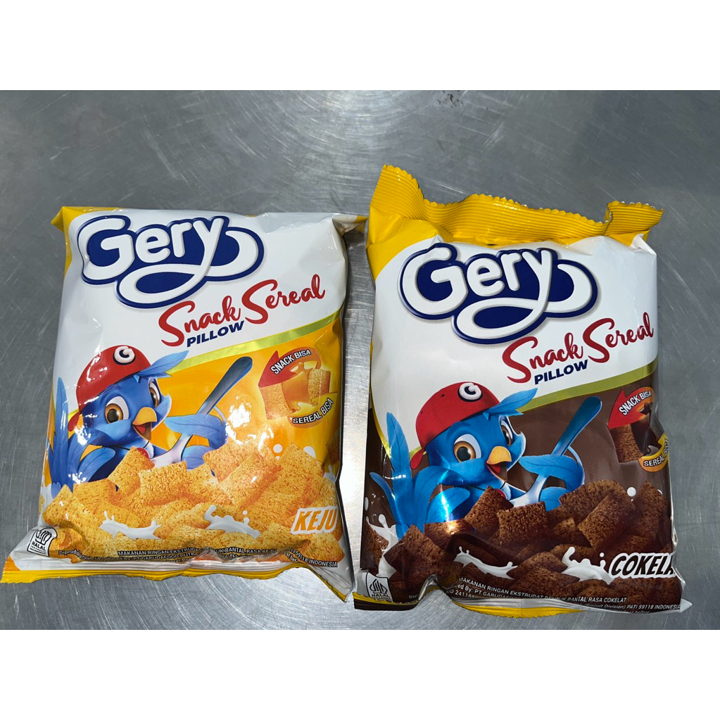 

garudafood Gery snack sereal pillow rasa keju dan coklat 22g
