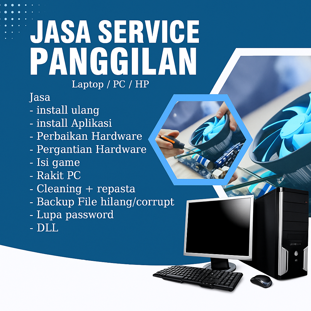 TERIMA JASA KOMPUTER SERVIS APAPUN