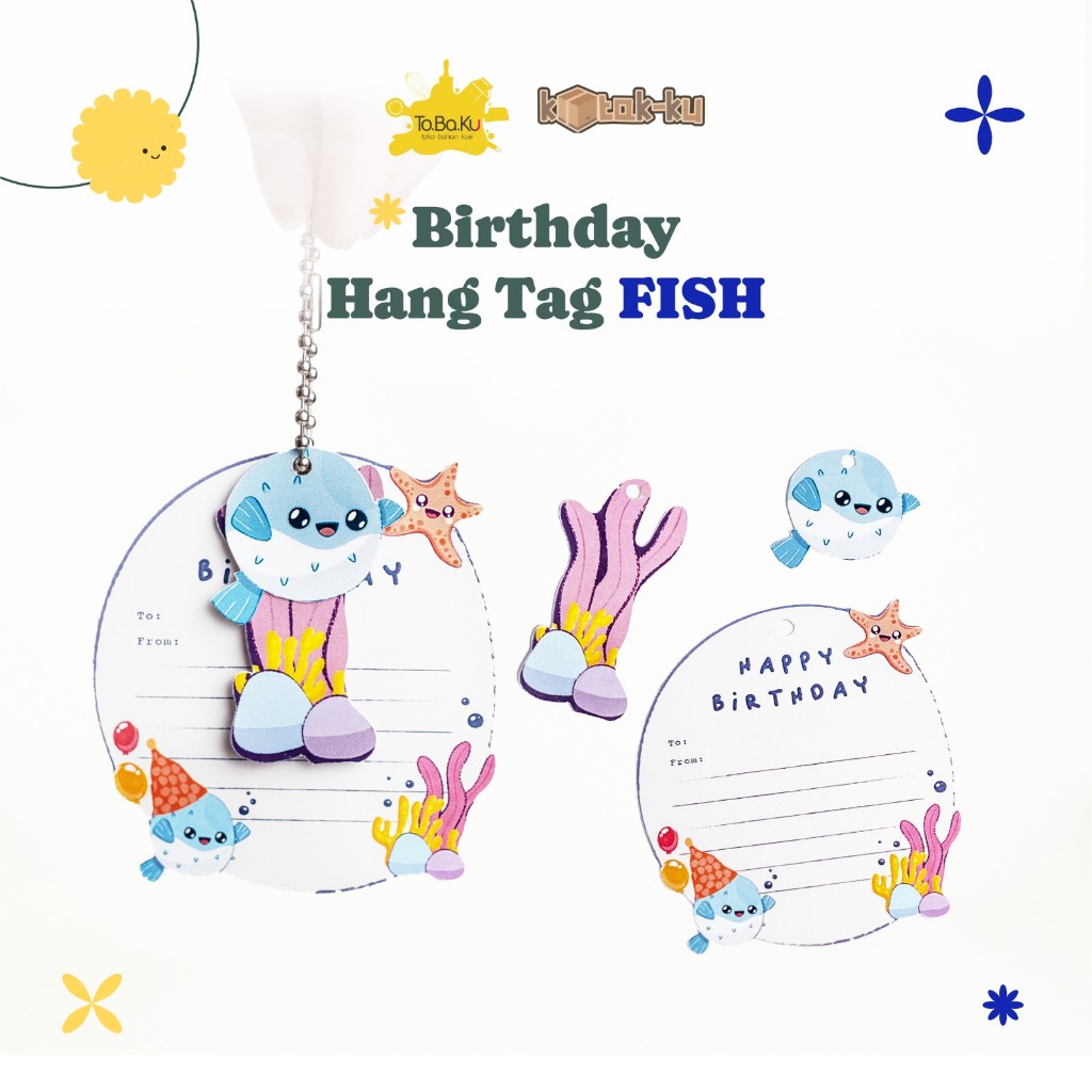 

Kotak-ku Hang Tag Set Birthday