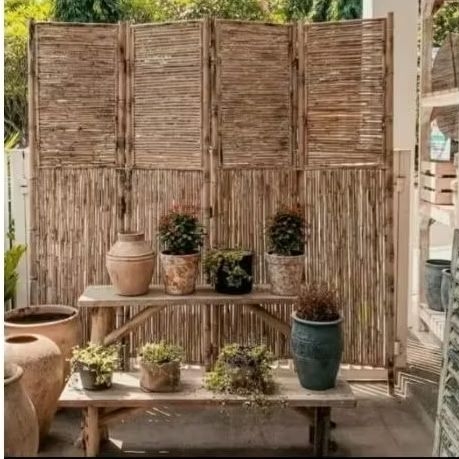 Partisi Ruangan/Sketsel/Pembatas Ruangan dari Bambu Dayani Indonesia