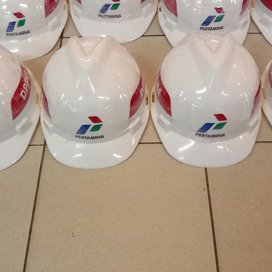 Helm Pertamina Custome / Helm Safety Pertamina