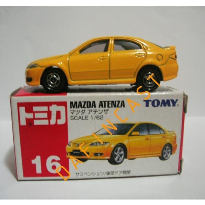 tomica mazda atenza no 16  tomy biru