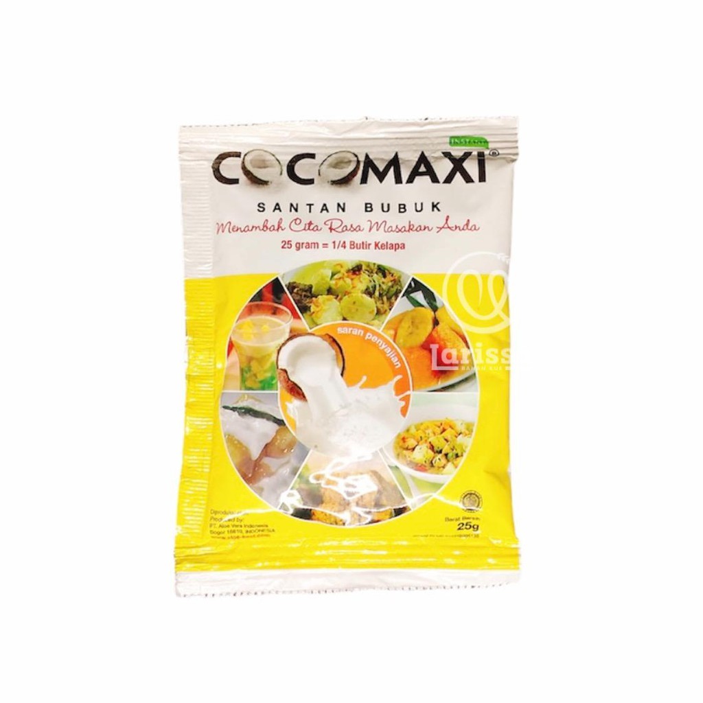 

COCOMAXI Santan Bubuk Instant Coconut Powder 25gr - Sayur Segar Instan Malang