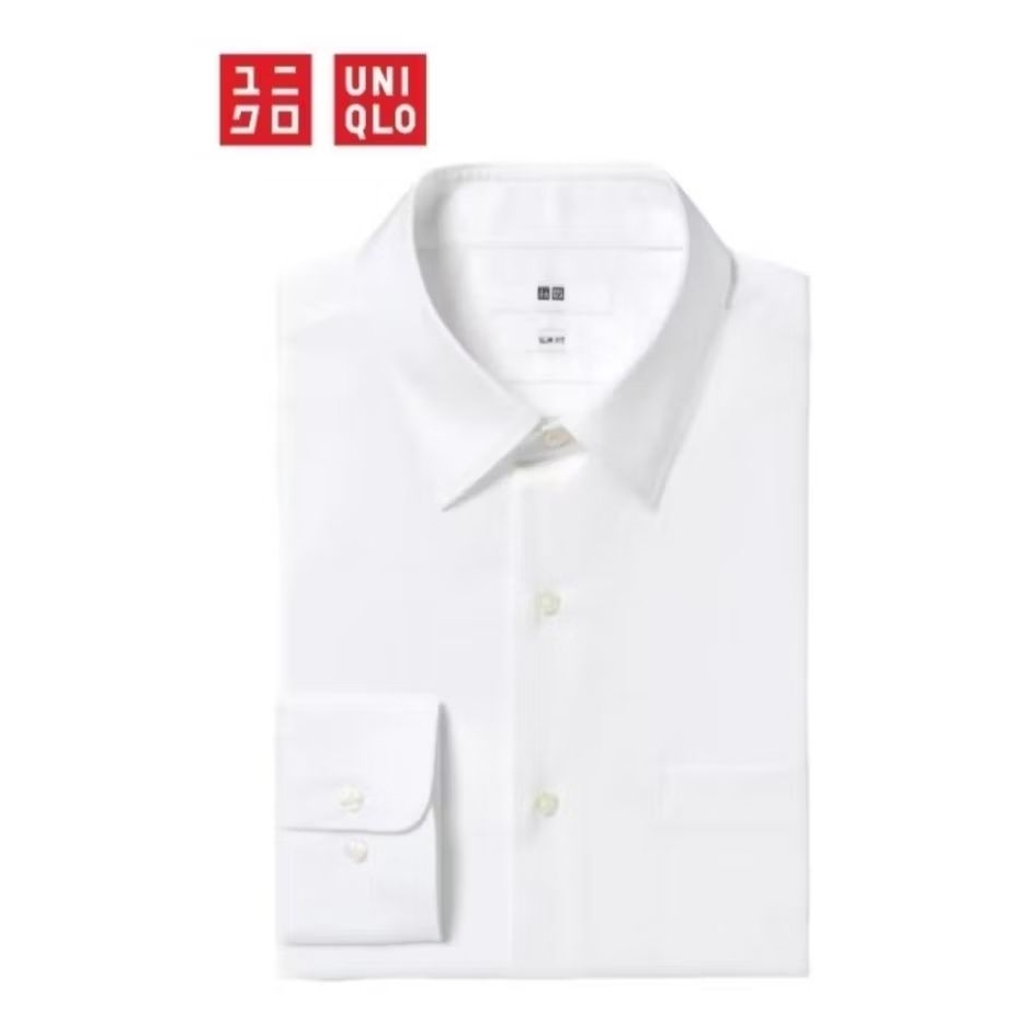 uniqlo kemeja polos pria atasan casual pria dewasa baju distro cowok