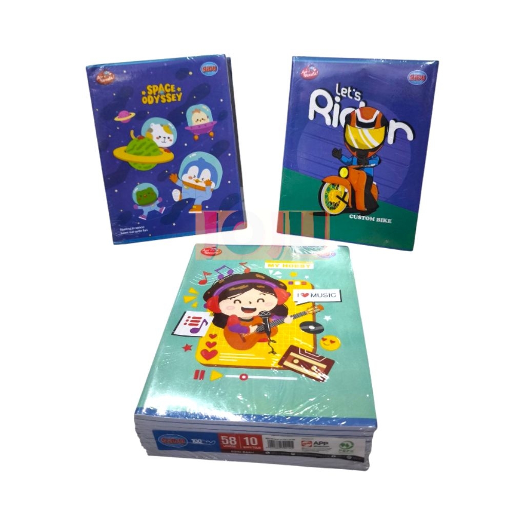 

Buku Tulis isi 58 merk SIDU | Sinar Dunia (Pak)