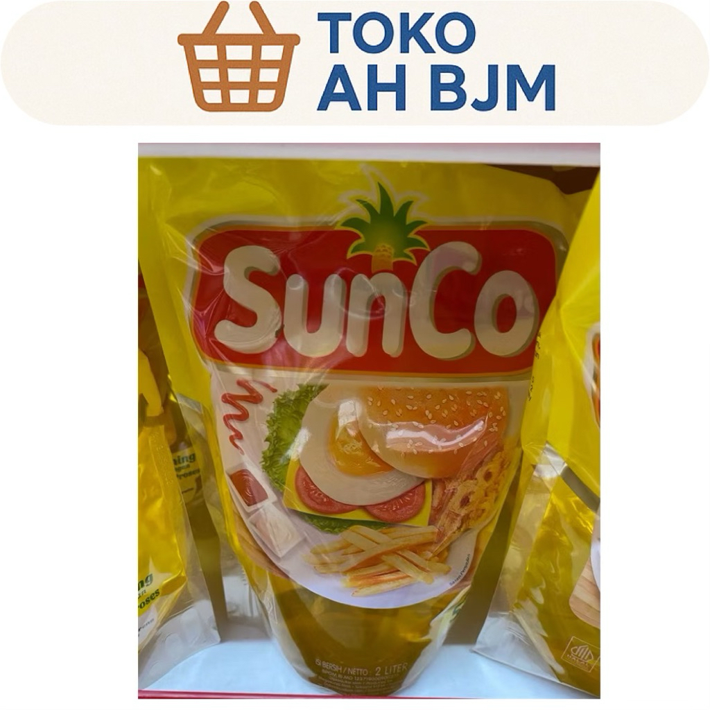

SUnCO minyak goreng ukuran 2 liter
