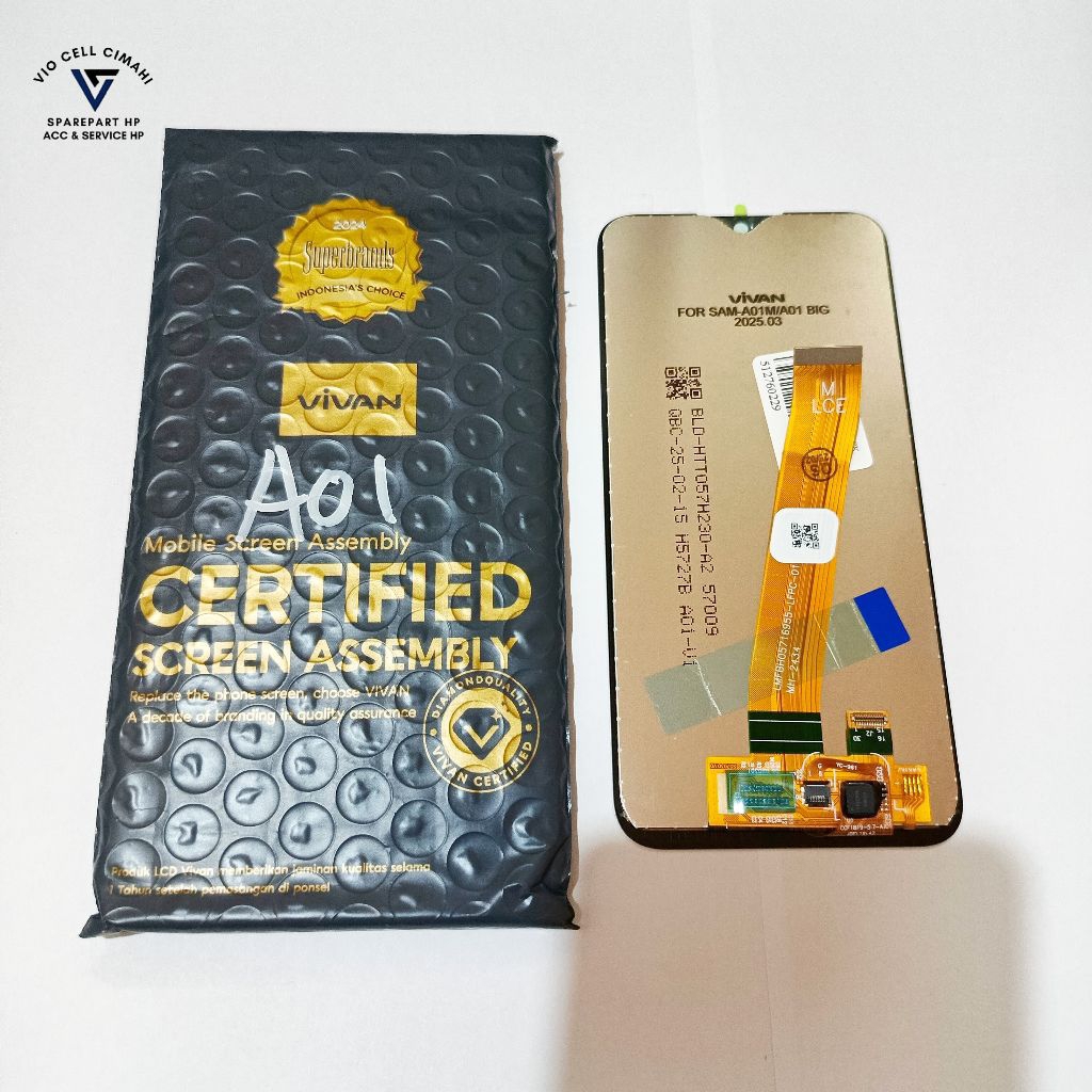 Lcd Touchscreen Samsung A01 Big/Small Fullset