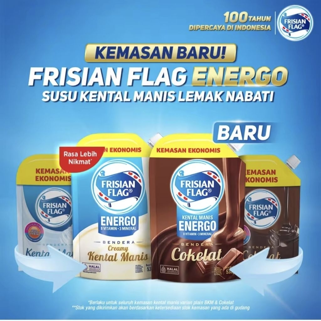 

FRISIAN FLAG SUSU KENTAL MANIS POUCH 545gr