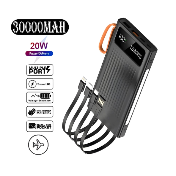 Power Bank Lentiven 30000mAh