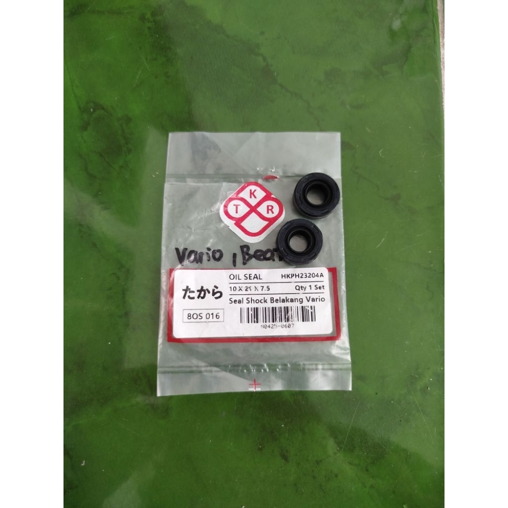 10x21x7,5 SEAL SHOCK BELAKANG BEAT VARIO 125 GENUINE TKR HARGA 1PC