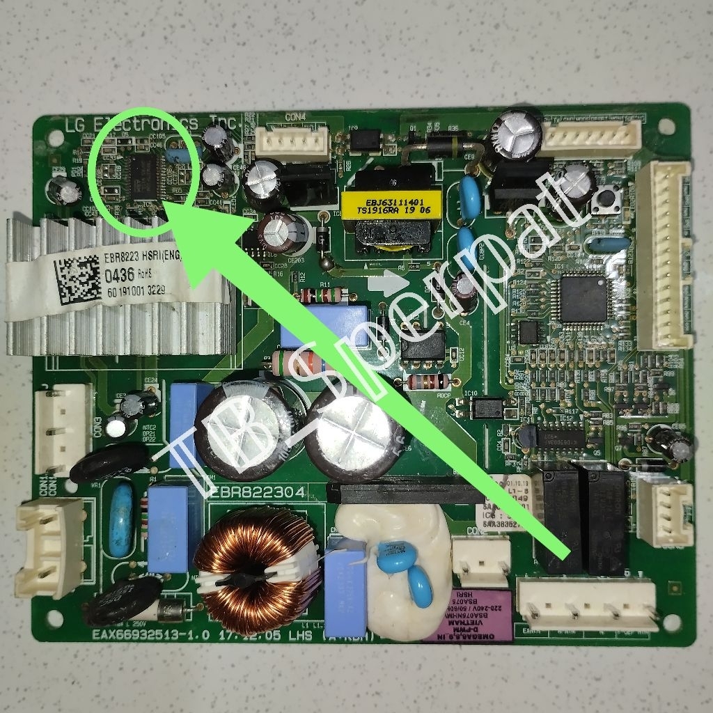 TMPM375FSDMG 0436 IC KULKAS LG INVERTER