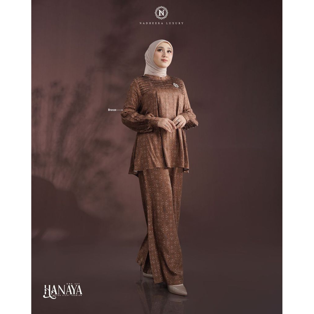 HANAYA BLOUSE✓BLOUSE RAYON SILKY PREMIUM✓NADHEERA LUXURY