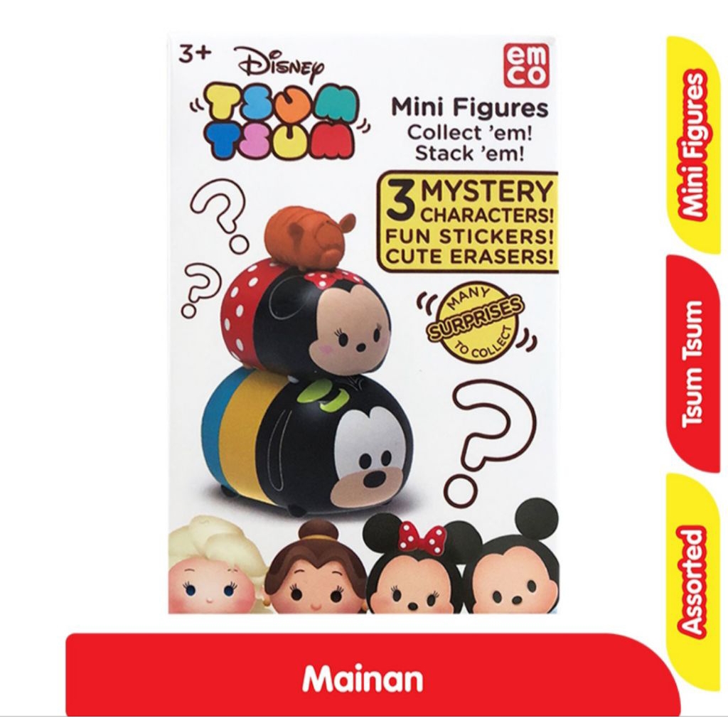 EMCO Disney Tsum Tsum Figure Assorted