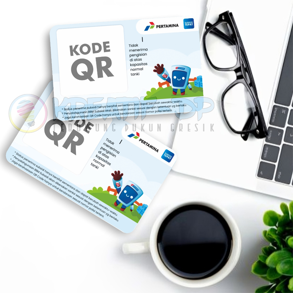 Cetak Kartu BBM Kendaraan - Kartu Barcode QR Scanner Custom PVC - Gantungan Kunci Kartu Kendaraan