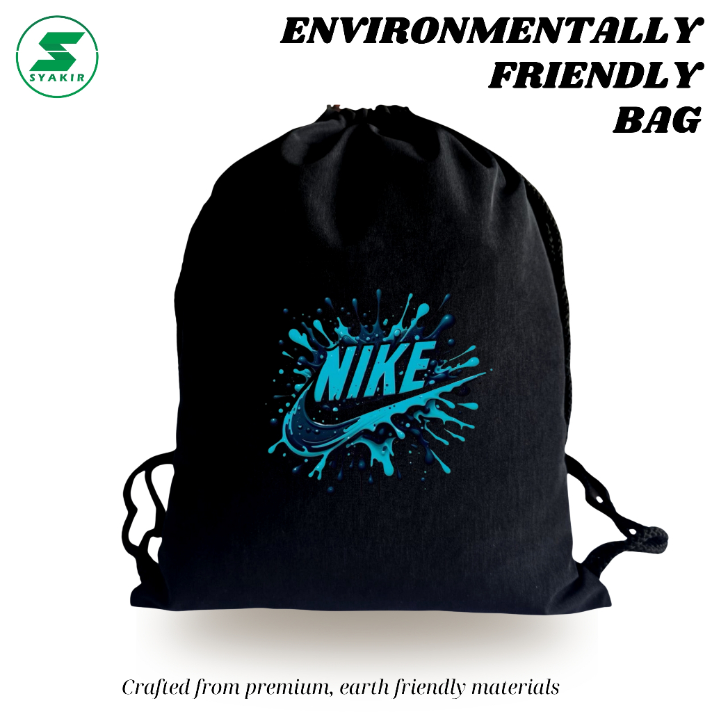 Tas Serut Nike/Tas OlahRaga/Tas Serut Motif Nike