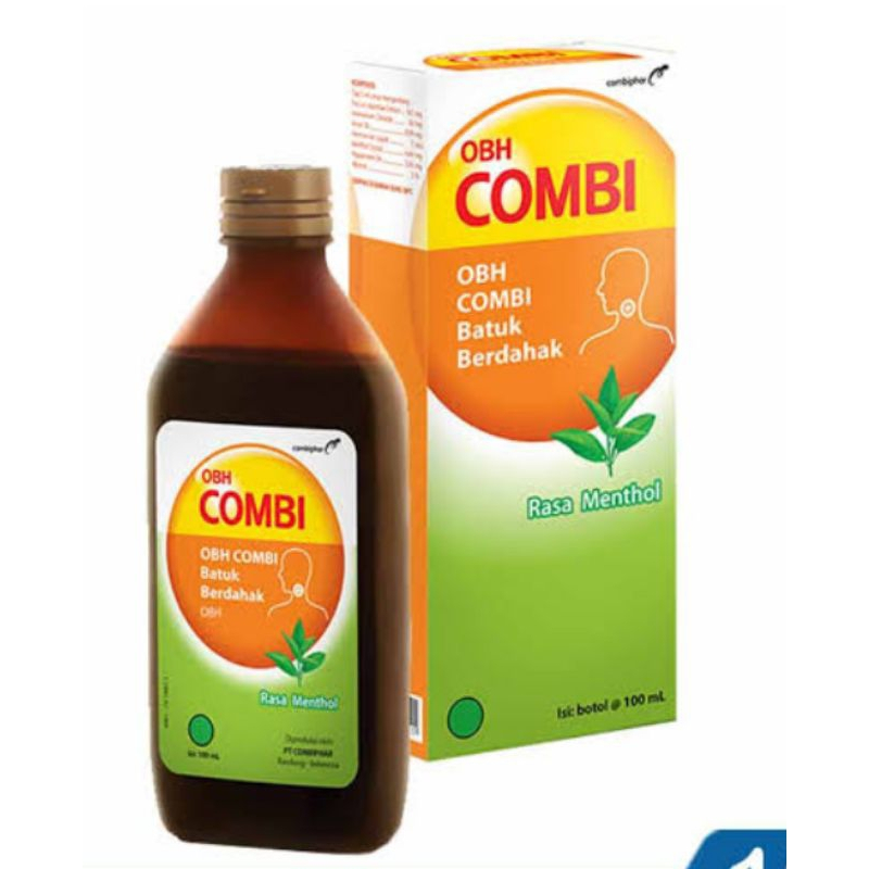 OBH Combi Batuk Berdahak Menthol / menthol Syrup 100 Ml / Obh Batuk Berdahak