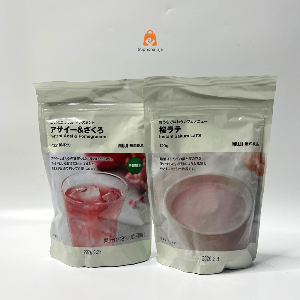 

[ORIGINAL JAPAN] Minuman Instan Jepang – Sakura Latte & Acai Pomegranate | titipnonaaja