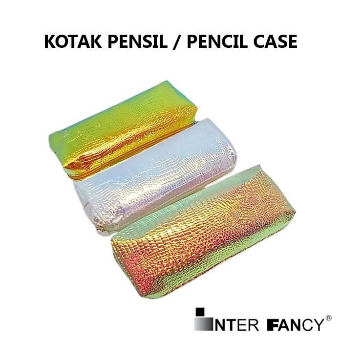 

Kotak Pencil / Tepak Pensil / Tempat Pensil / Pencil Case Elegan Motif Embos/ Timbul Kulit Ular, Bunglon bisa Berubah Ubah Warnanya . type BD 02. Terbuat dari bahan imitasi tahan air, ringan dan memuat banyak peralatan tulis.