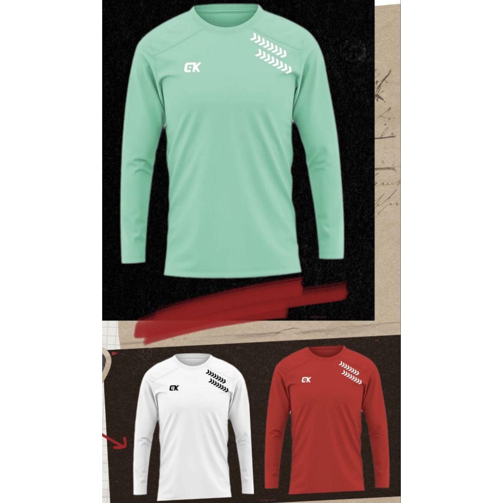 Jersey Dryfit Lengan Panjang Jersey Lengan Panjang Tshirt Gym Tshirt Running Jogging Kaos Gym Kaos S