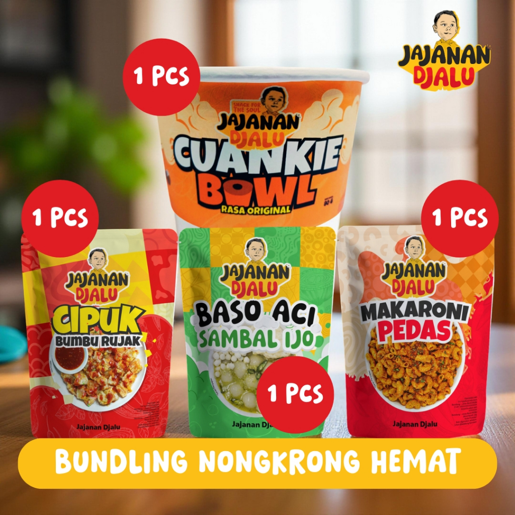 

PAKET BUNDLING - NONGKRONG HEMAT, 4 ITEM