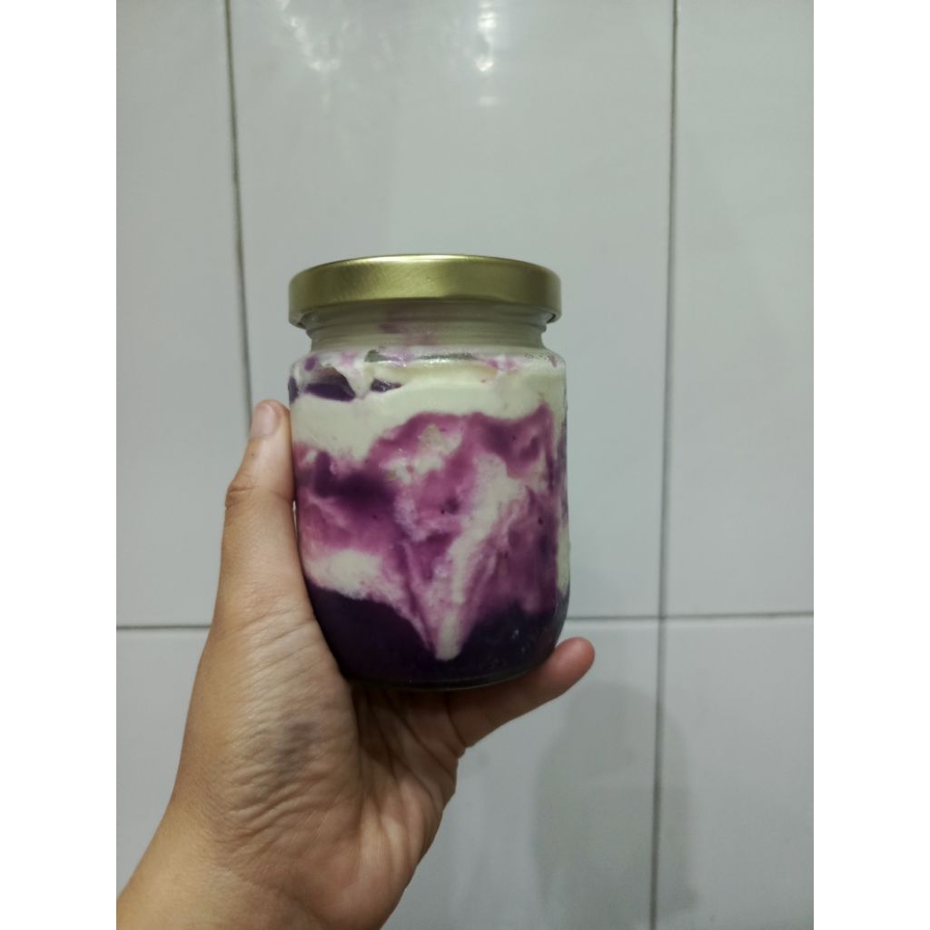 

Greek Yoghurt kemasan jar kaca /reusable 250 ml & 500 ml