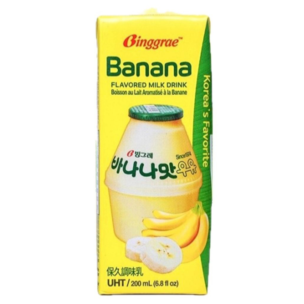 

[ 3 Pcs ] Binggrae Susu UHT 200ml / Banana / Melon / Stroberi