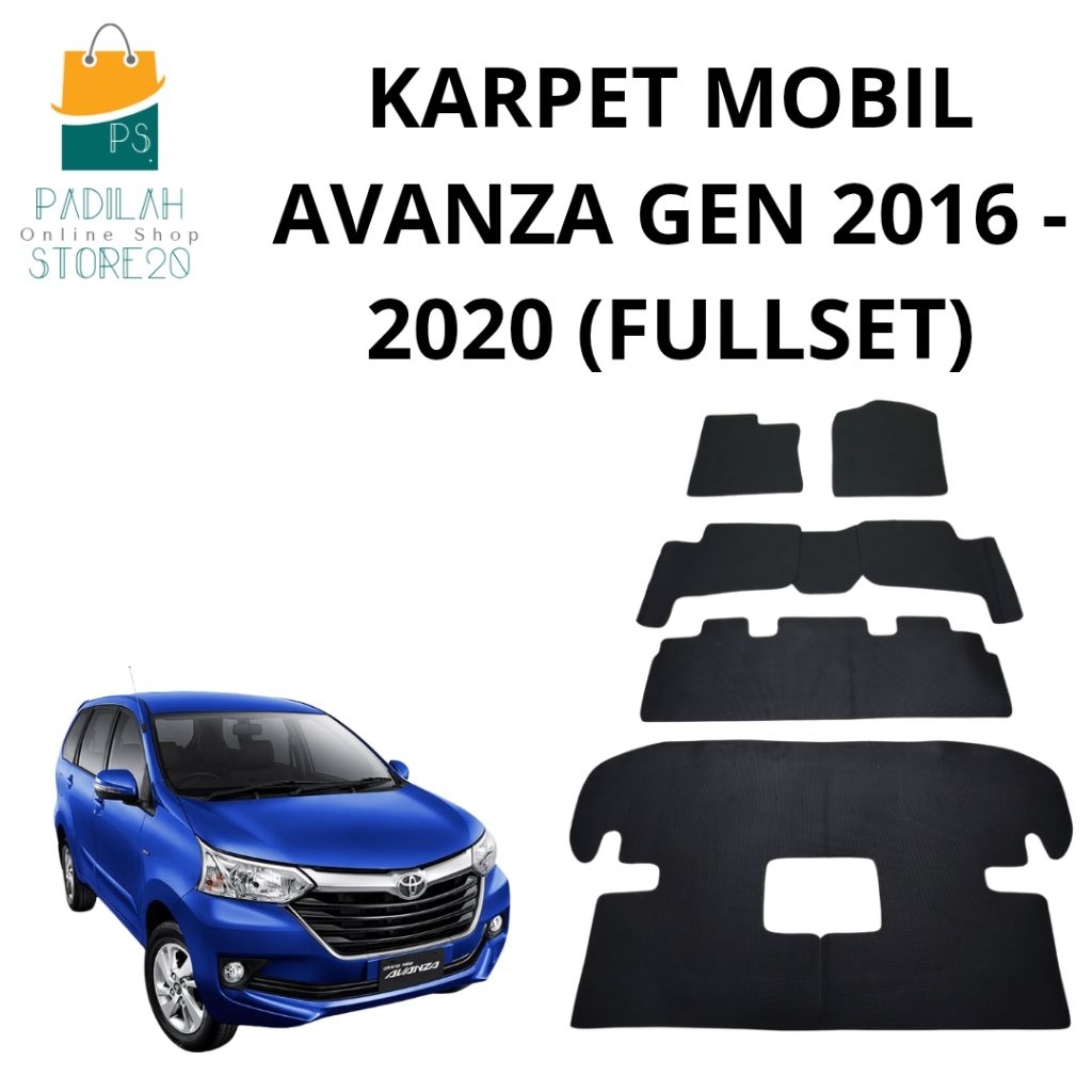 karpet mobil Avanza/Xenia gen 2016-2020 fullset