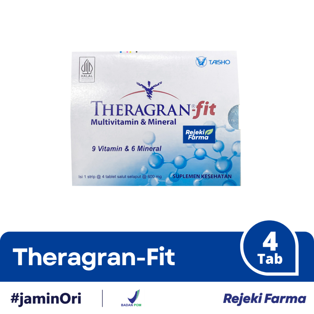 Theragran-Fit 1 strip isi 4 Tablet - Theragran-M