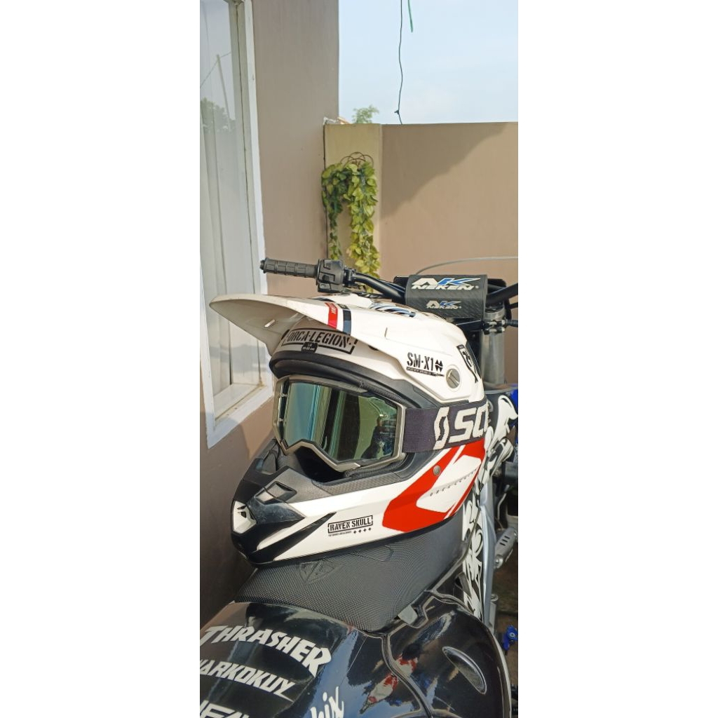 helm orca rsv cross trail supermoto