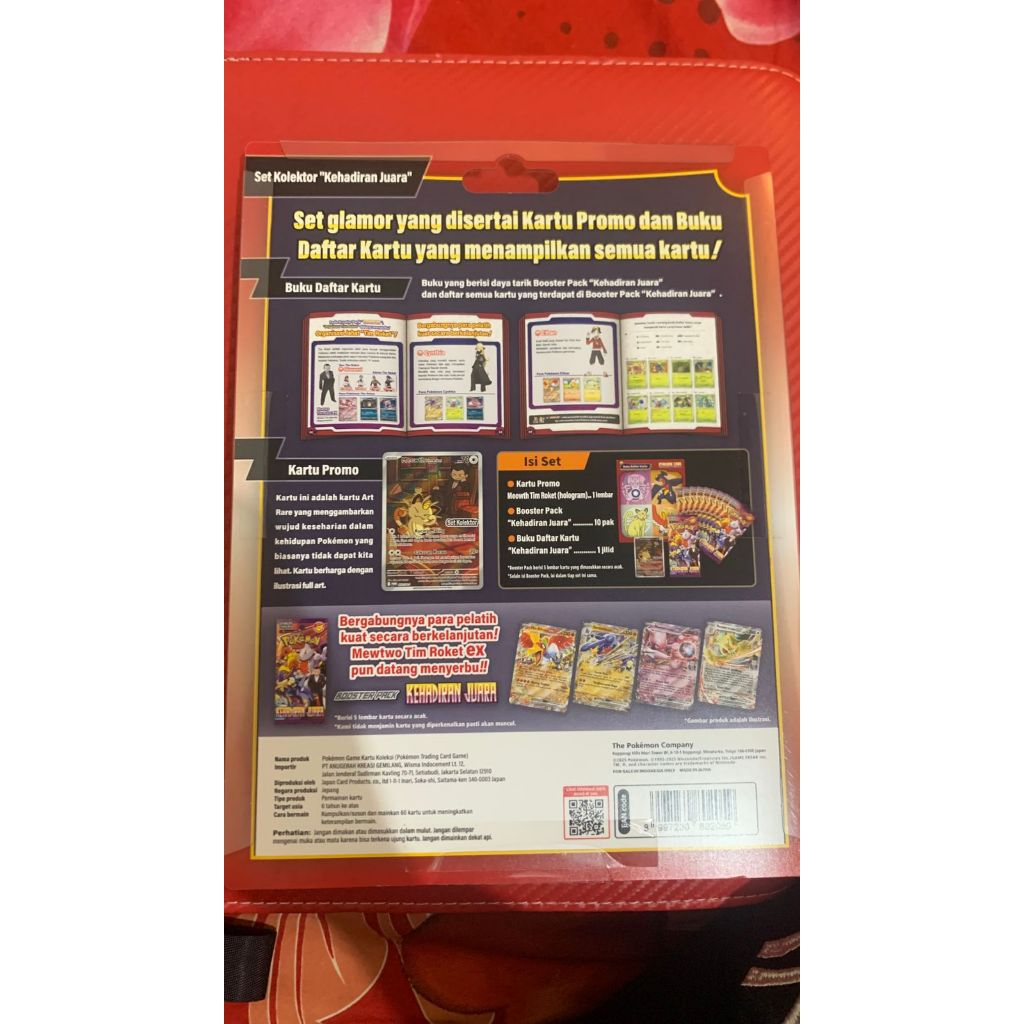 Set Kolektor Kehadiran Juara sealed - Pokemon TCG Indonesia Original Card Games