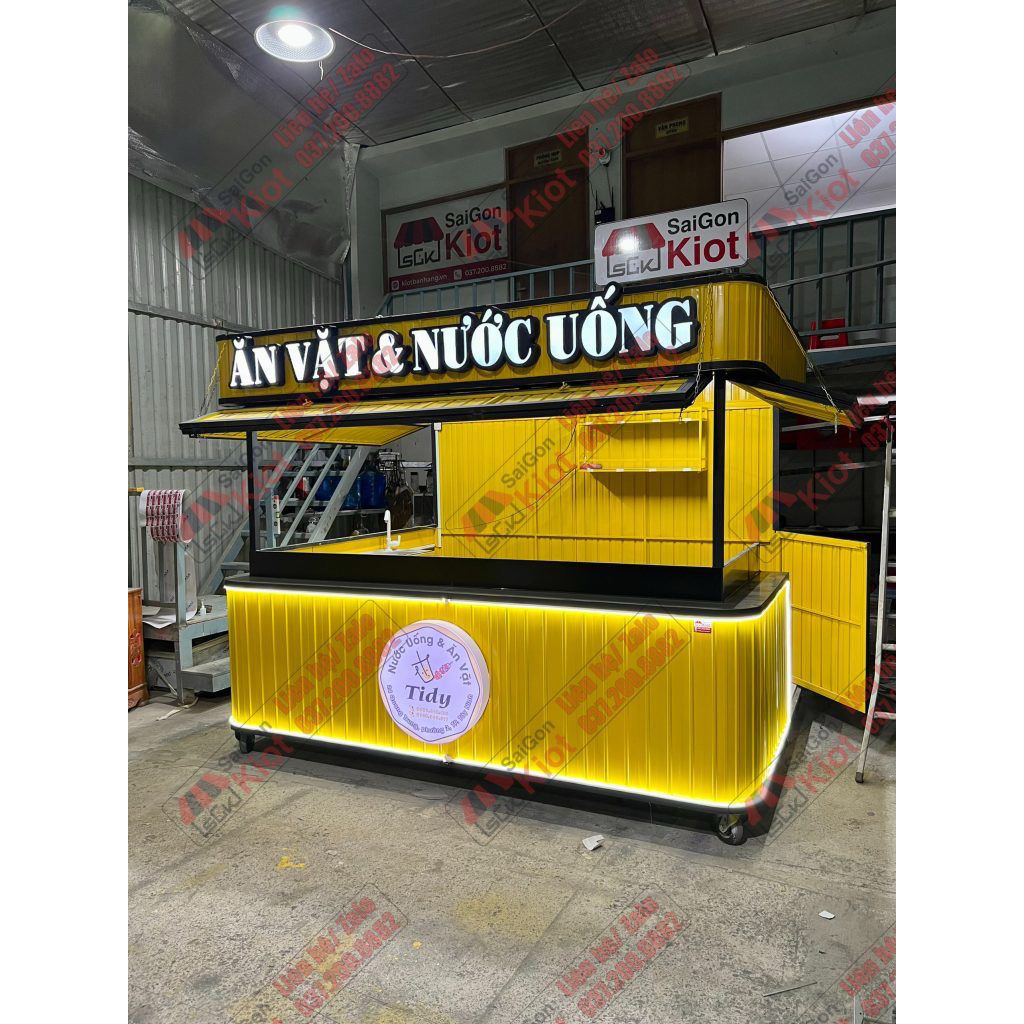 Booth container CUSTOM gerobak jualan 2 x1.5 tinggi 2meter