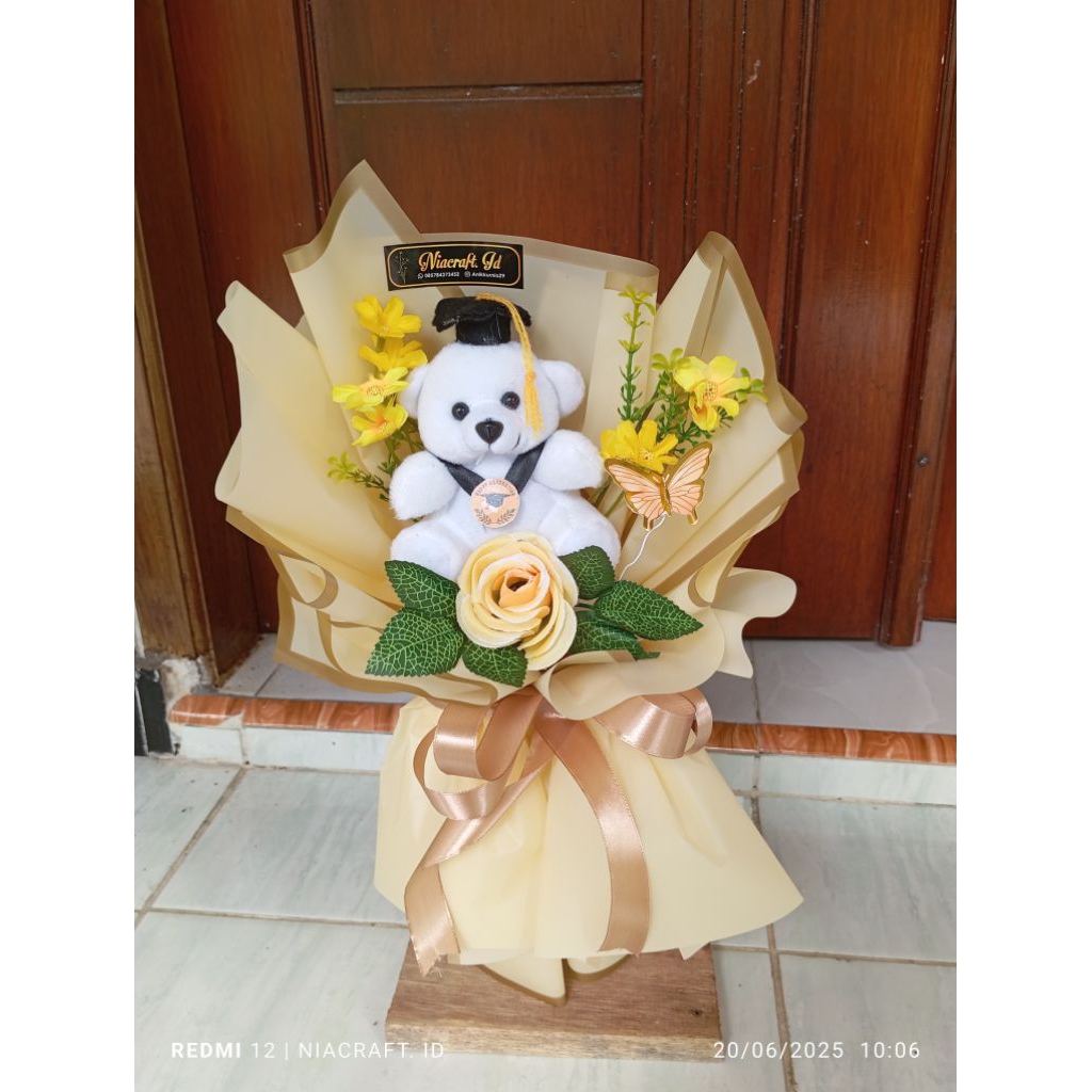 buket boneka mini buket wisuda boneka
