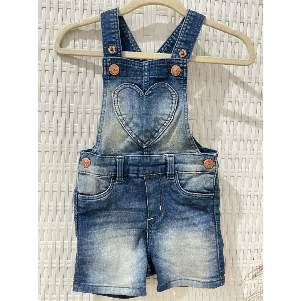 Overall Jeans Anak Perempuan H&M - Preloved