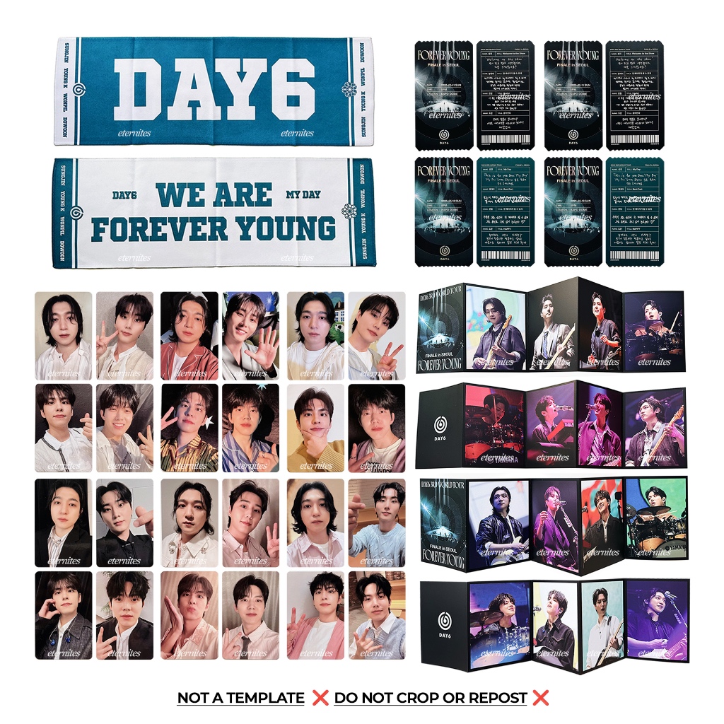 [ READY STOCK / OFFICIAL ] DAY6 FOREVER YOUNG FINALE SEOUL ENTRANCE GOODS PC PHOTOCARD MINI POSTCARD