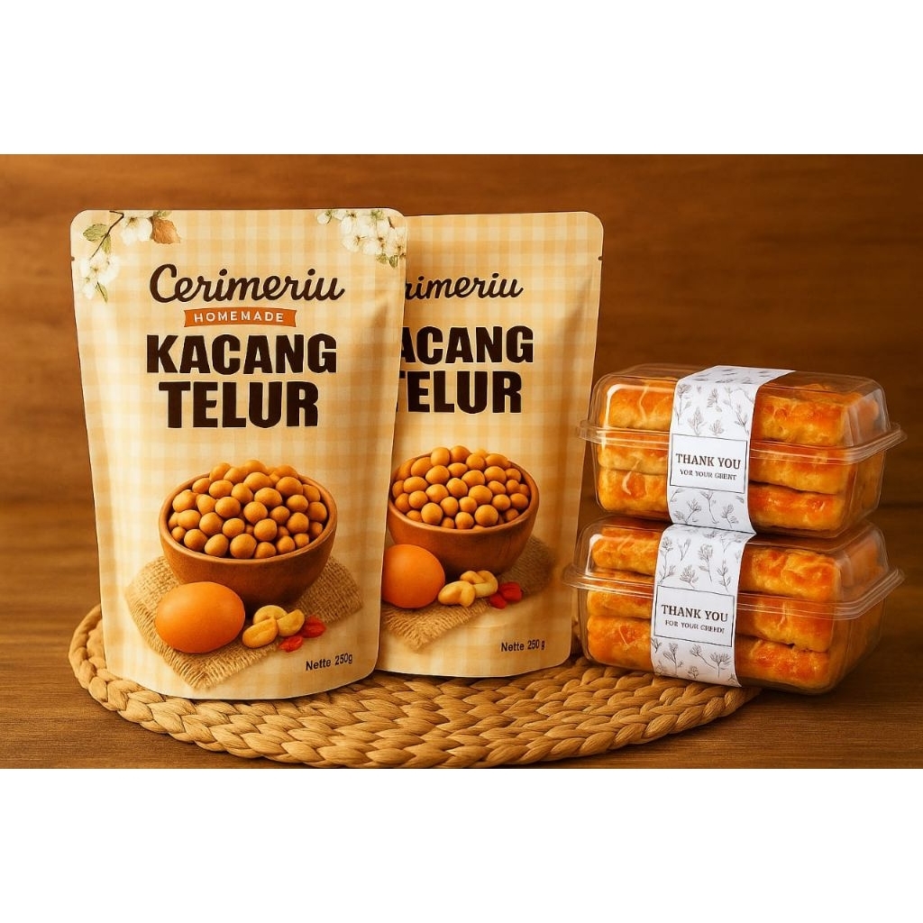 

PAKET BUNDLING HEMAT Kacang Telur & Kastengel
