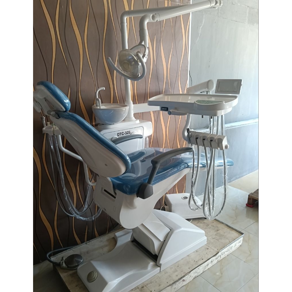 DENTAL UNIT 2ND DTC 325 LAMPU HALOGEN/ DENTAL UNIT 2ND MURAH PAKE KOMPLETE KELENGKAPAN BARU
