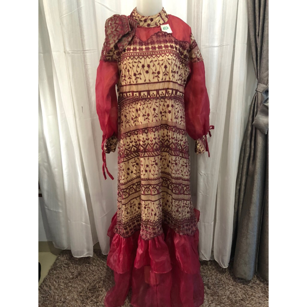 Dress wanita muslim/fashion muslimah/dress pesta wanita
