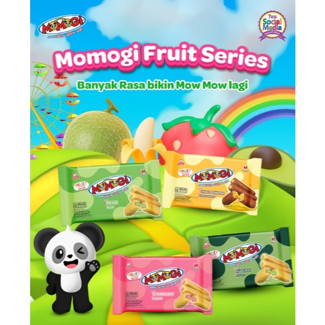 

Momogi Fruit Flavor Series Pack Isi 4's @ 20gram