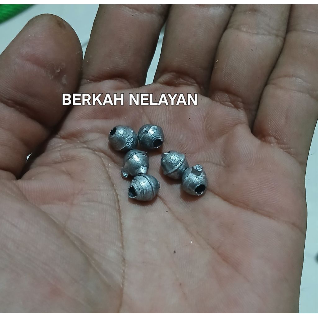 Timah pancing 1kg isi 480butir/Timah jaring/Timah Kualitas bagus