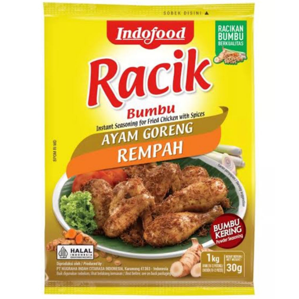 

bumbu racik ayam rempah 1 sachet bppn