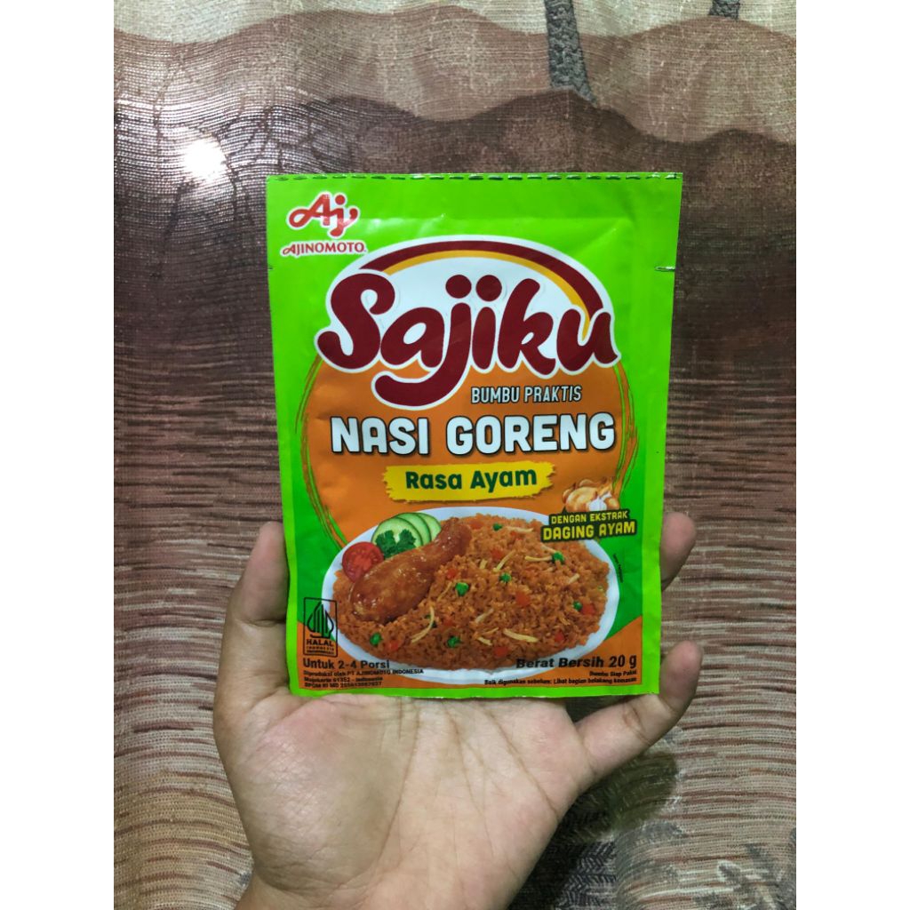 

Sajiku Bumbu Instan Nasi Goreng Ayam 20g