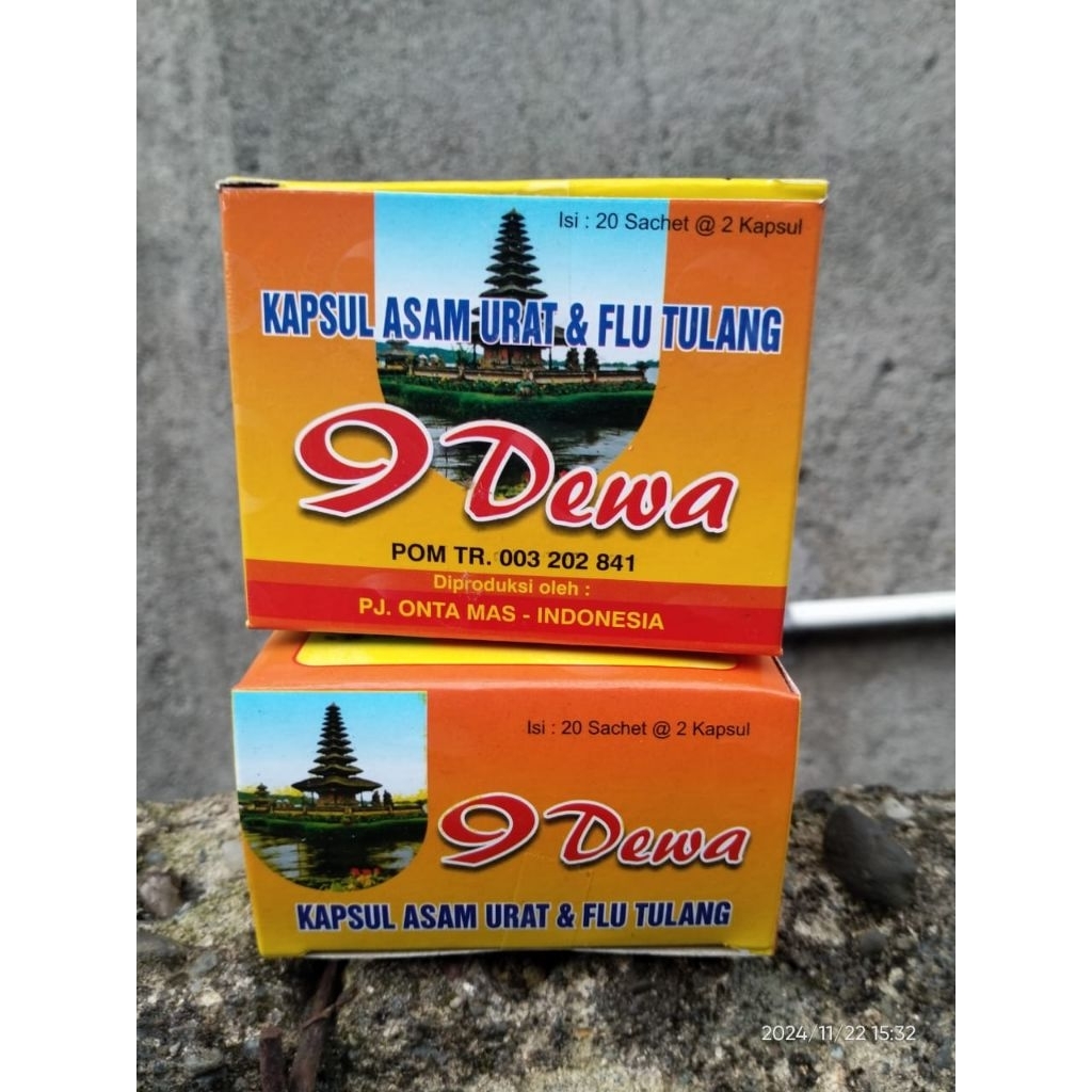 kapsul asam urat 9 Dewa original